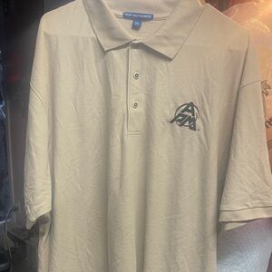 Port Authority Men's Light Tan Polo Shirt